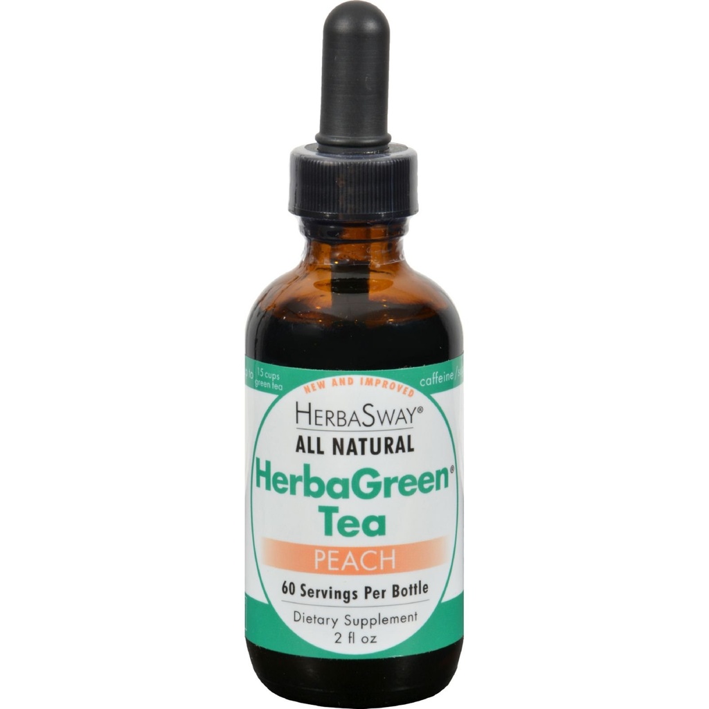 Herba Sway - Tea Peach Herbagreen, 2 fl oz liquide