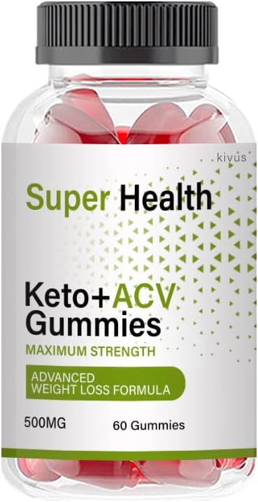 Super salute Keto ACV Gummies - SuperHealth Keto Plus ACV Gummies (Single, 60 Gummies)