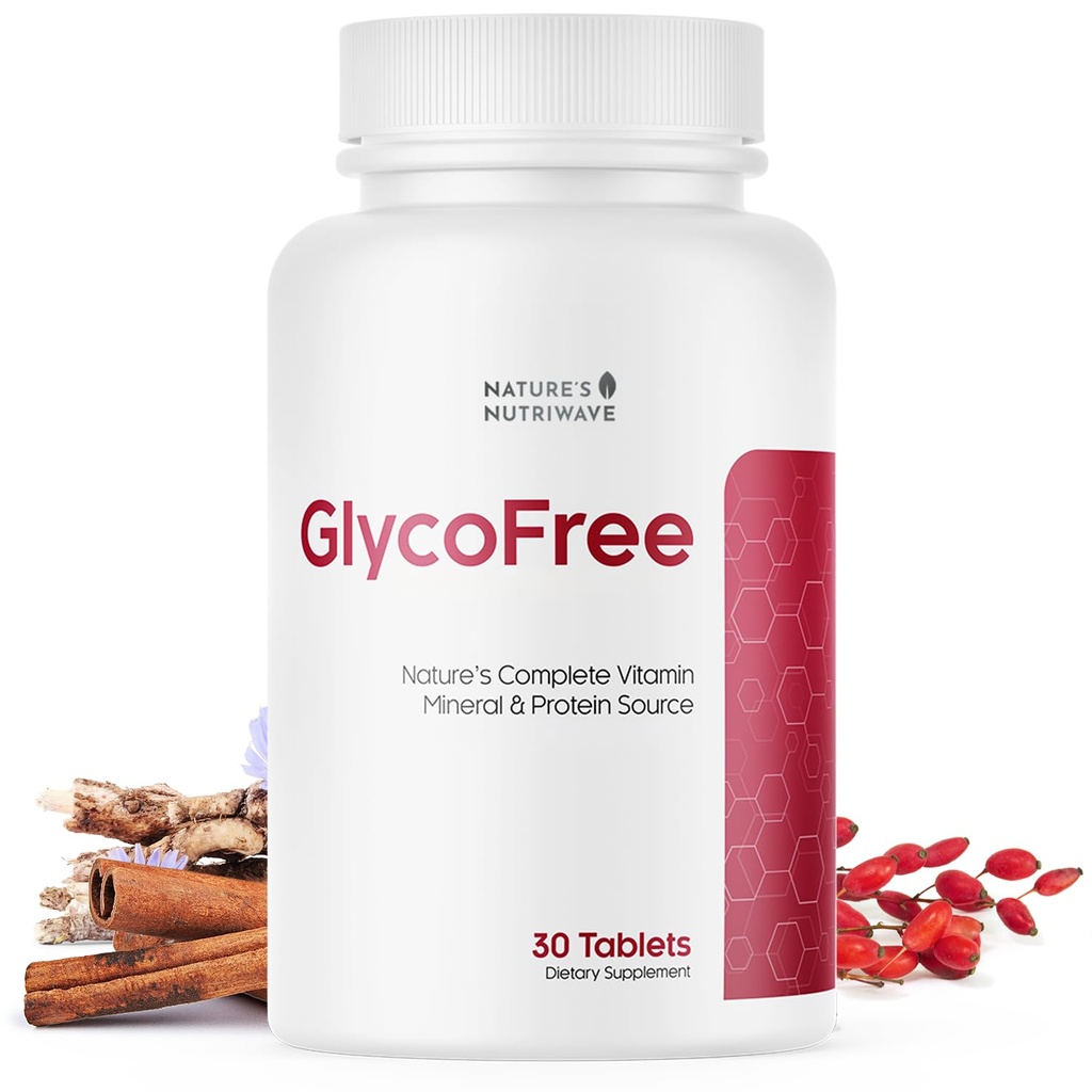 Supplément GLYCOFREE, mélange naturel à base de plantes avec berbère, mélône amère, cannelle, inuline.