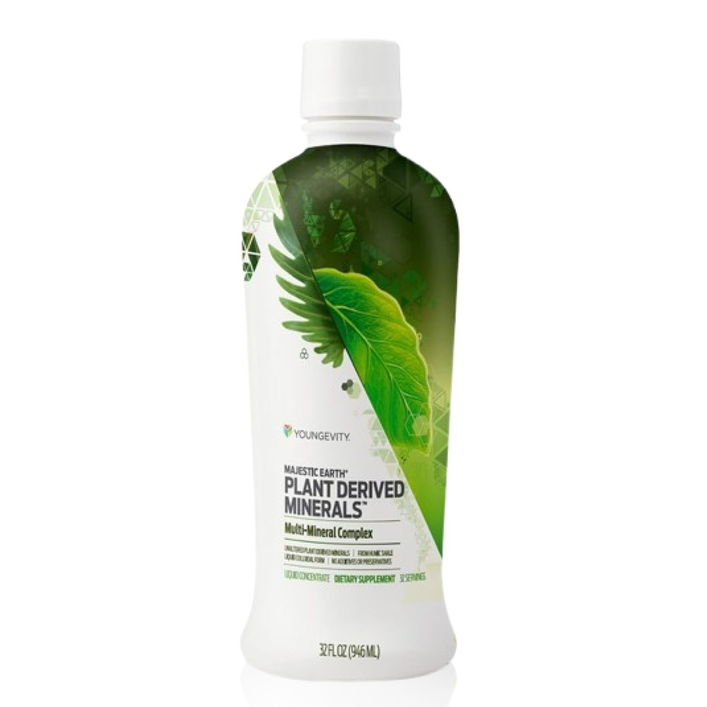 Youngevity Plant Derived Minerals Multi-Mineral Complex | Realizzato in Humic Shale | Liquid Colloidal Form | 32 Servings (32 Fluid Oz (Pack of 1))