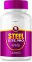 (1 pacchetto) Steel Bite Pro per la riparazione denti e gommoni, Autentico Bite Pro Supplemento, Dental Health Support Capsule, Zephyr Organics, Una bottiglia