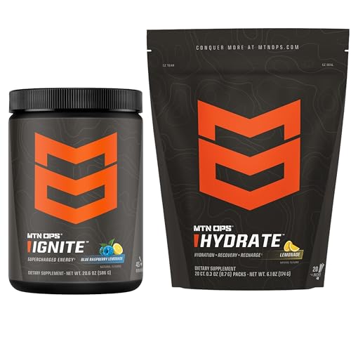 MTN OPS Accensione Blue Raspberry Limonata + Hydrate Limonata Bundle