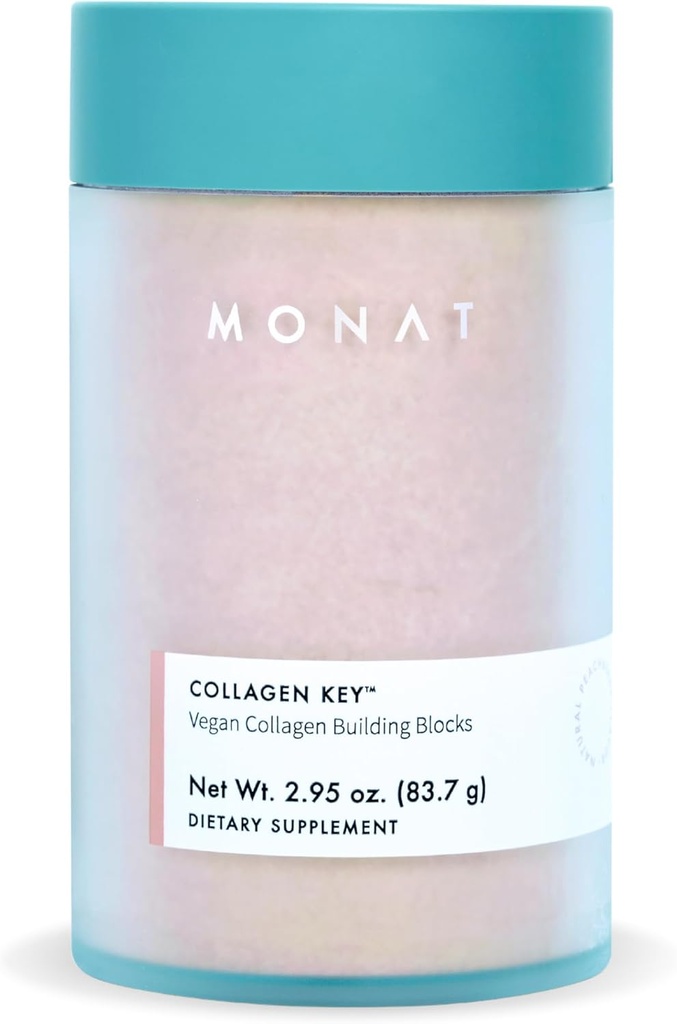 MONAT Collagen Key - Entfesseln Sie Ihre natürliche Strahlung – ganzheitliche Unterstützung für Schönheit - Vegane Aminosäure Formel – Sugar-Free – Peach Berry Flavor – Wellness Blend für Haar, Haut und Nägel