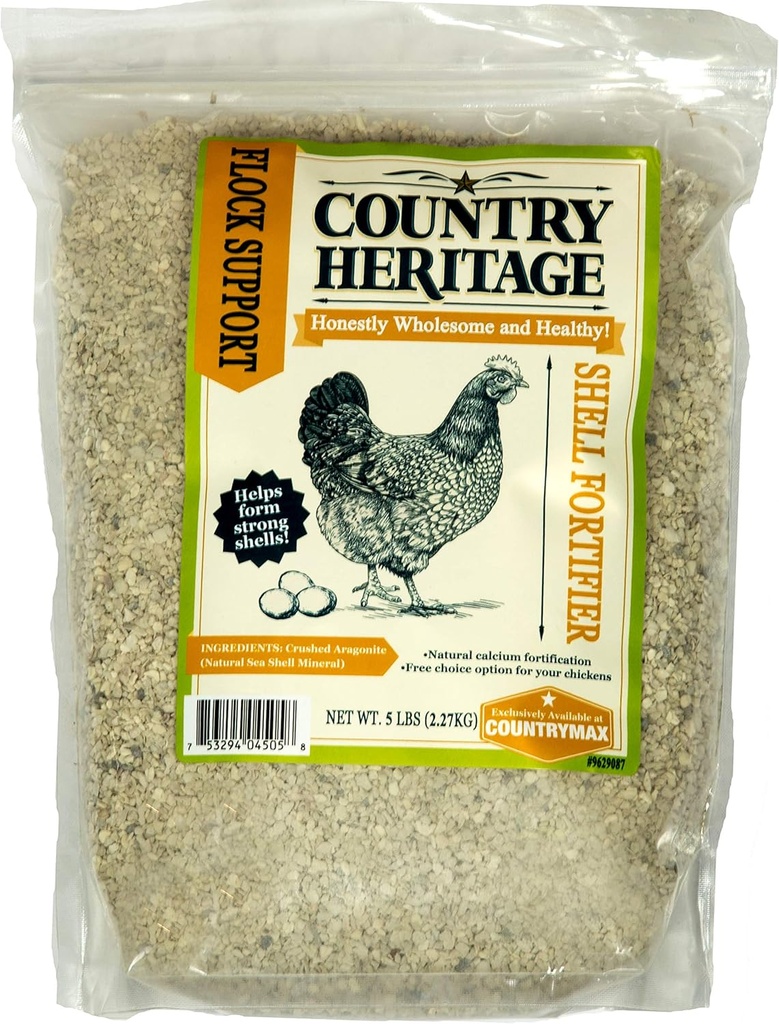 Paese Patrimonio Chicken Egg Shell Hardener Fortifier Calcium Supplemento 5 sterline