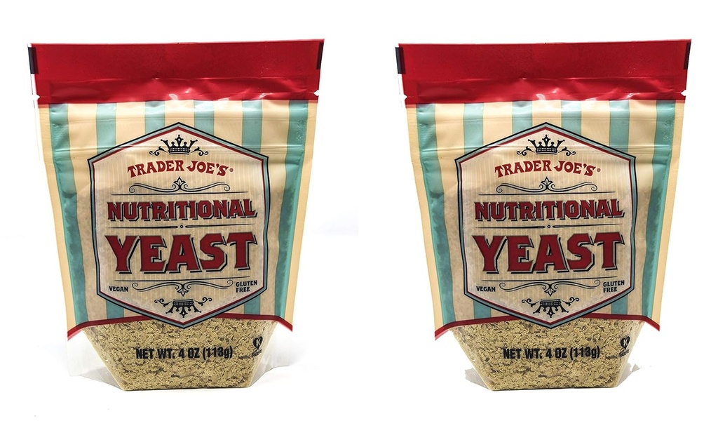 Trader Joe's Nutritional Yeast - Vegan, Glutenfrei, 4 Unze - PACK OF 2