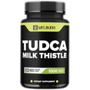 WELBUDA 1000mg Tudca Supplemento con estratto di cardo al latte - 60 capsule vegane - Supporto per il sistema immunitario, salute della digestione, purificazione del corpo e salute del cervello