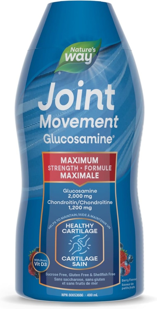 NATURES WAY Flüssige Formel Gemeinsame Bewegung Glucosamin, 480 ML