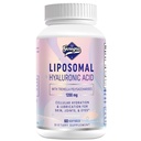 Liposomale Hyaluronsäure-Ergänzungen 1000mg-High Bioverfügbare Dietary Hyaluronsäure Kapseln mit Tremella Polysaccharide,Doppelstärke Haut Hydration,Joint Lubrication,1Pack