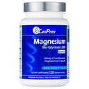 CanPrev Magnésium Bis-Glycinat doux 200mg, 120 V-Caps 120-Jour d'approvisionnement - supplément de magnésium élémentaire pur, soutient la fonction osseuse et musculaire, doux sur l'estomac, parfait pour les besoins quotidiens de magnésium