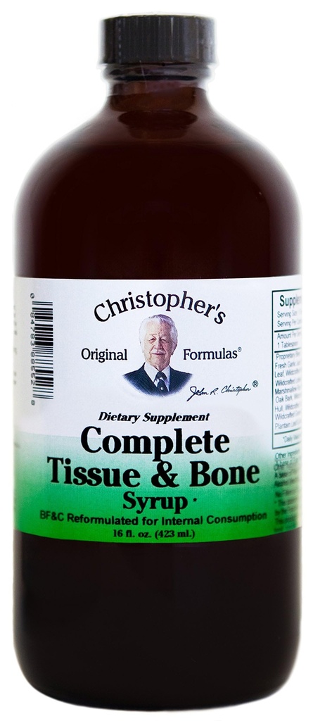 Dr. Christopher's Formula Complete Tissue und Bone Syrup, 16 Unze