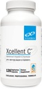 XYMOGEN Xcellent C - Supplément de vitamine C à dose élevée avec BioPerine pour l'absorption accrue - Buffered to Minimize GI Upset - Imune Support + Supplément d'antioxydants (120 capsules)