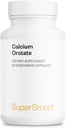 SuperSmart - Orotate de calcium avec Orotate de magnésium 9:1 (haute biodisponibilité) - Supplément avancé pour les dents et les os sans OGM et sans gluten - 60 capsules végétariennes