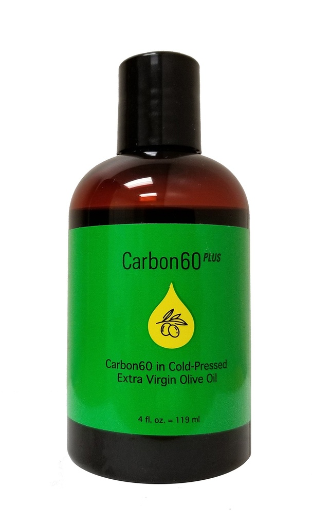 Carbon60 plus regelmäßige Stärke. Hat 20mg mehr Kohlenstoff 60 pro 100ml als die meisten Wettbewerber. Kohlenstoff 60, kaltgepresstes extra natives Olivenöl, c60