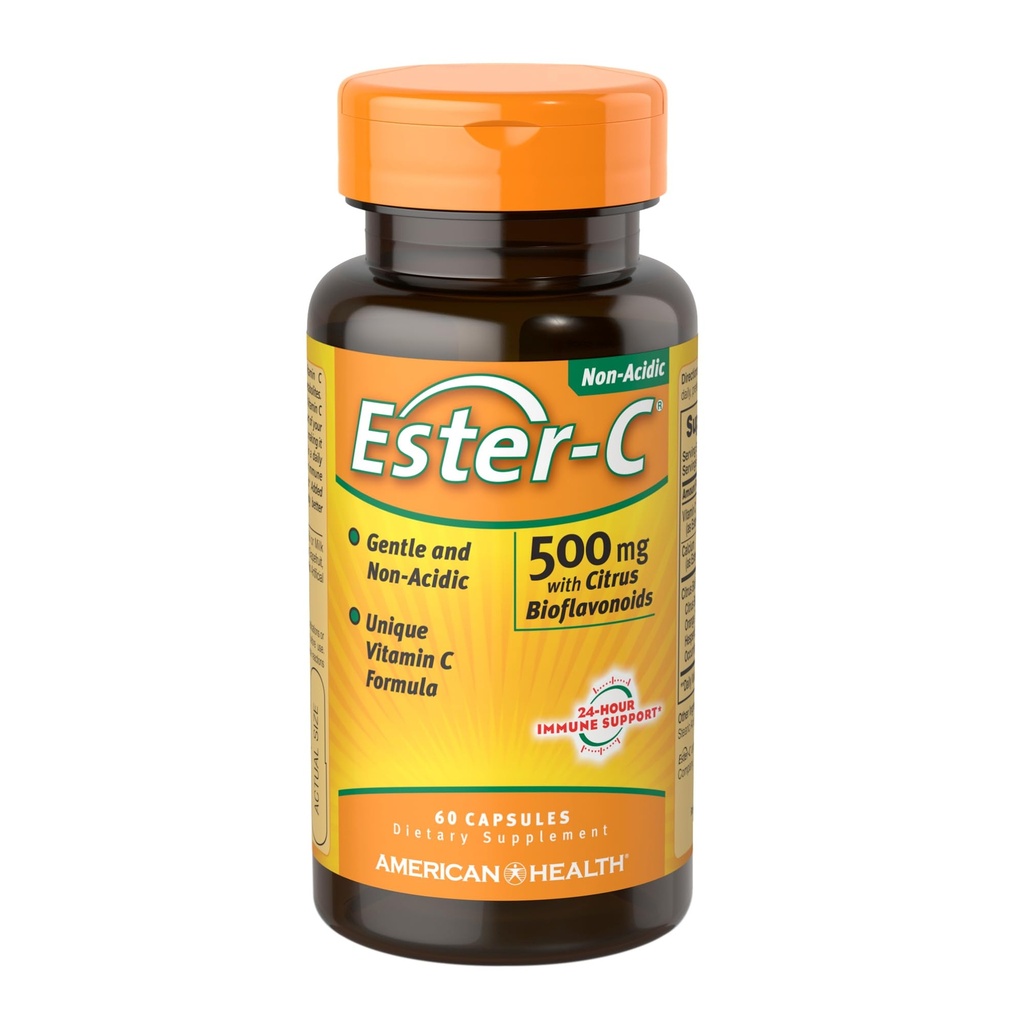 Ester-C 500 mg with Citrus Bioflavonoids American Health Products 60 VCaps