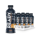 Ready® Sports Drink – Electrolyte Hydration con Super Fruit Carbs, B Vitamins & No Aggiunto Zucchero – Energia pulita per atleti e resistenza – Senza glutine, Vegan, Kosher – Arancione Passion (12-Pack)
