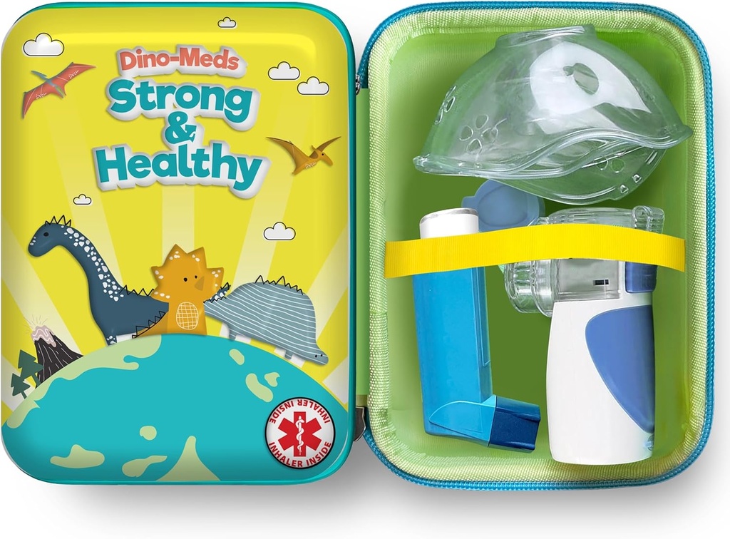 Vivélle Carrying Case für tragbare Handheld Inhaler Nebulizer Maschine für Erwachsene und Kinder, Asthma Inhaler Travel Case, Handheld Mesh Zerstäuber Maschinenhalter, Inhaler Spacer Bag. Nur