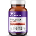 Neues Kapitel Wholemega Fischöl-Ergänzung - 2000 mg pro Portion, klinisch bewährtes Wildes Alaskan Lachsöl mit Omega-3 + Vitamin D3 + Astaxanthin, 180 Softgels