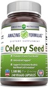 Formules étonnantes Supplément extrait de graines de céleri $ 1500 Mg $ 240 Capsules de légumes $ Non-GMO $ Sans gluten $ Fabriqué aux États-Unis