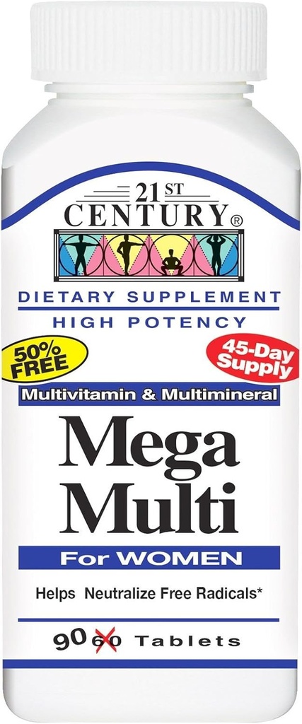Mega Multi 21ème siècle pour les femmes, 90 onglets