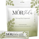 Mörvida Daily Supplement - Moringa Oleifera da The Himalayas - Alto in Vitamina C, Calcio & Protein -Rich in Minerali, Proteine & More - 30 Sachets