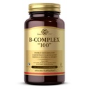 Solgar B-Complex "100", 100 Capsules végétales - Support du système nerveux - Soutien Métabolisme énergétique - Non-OGM, végétalien, sans gluten, sans laiterie, casher - 100 portions