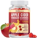 Organic Apple Cider Vinegar Gummies for Digestion, Detox & Healthy Immune Function Support | 1000MG ACV Per Serving | With The Mother, Vitamin B6, B12 & Folate | Vegan, Gluten-Free | 60 Gummies