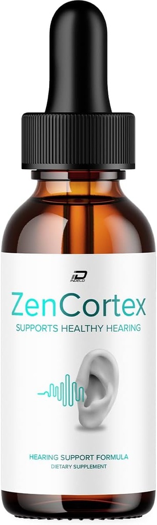 ZenCortex Tinnitus Ear Drops - ZenCortex 24, Zen Cortex Liquid Drops, ZenCortex Reviews, ZenCortex Drops for Ear Relief (1 Pack - 1 Month Supply)