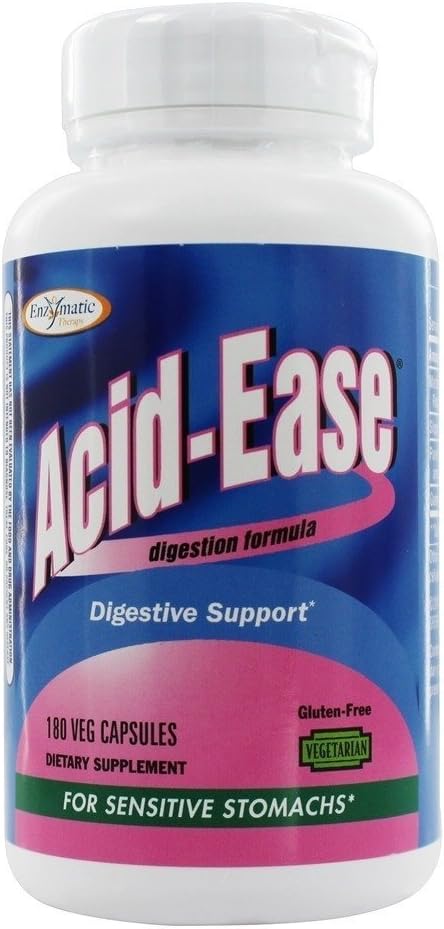 Facilità di acido di terapia enzimatica, Formula di digestione, 180 capsule