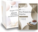 Isolato di polvere di proteine della pea della pianta di TRYALL (20g di proteine) Sachet di viaggio (Hojicha, 10 pacchetti)