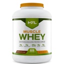 MFL Muscle Whey Protein l 28g di Protein l 8g BCAAs l Keto Friendly l Carbs basso l 5 lbs. (Chocolate Lava)