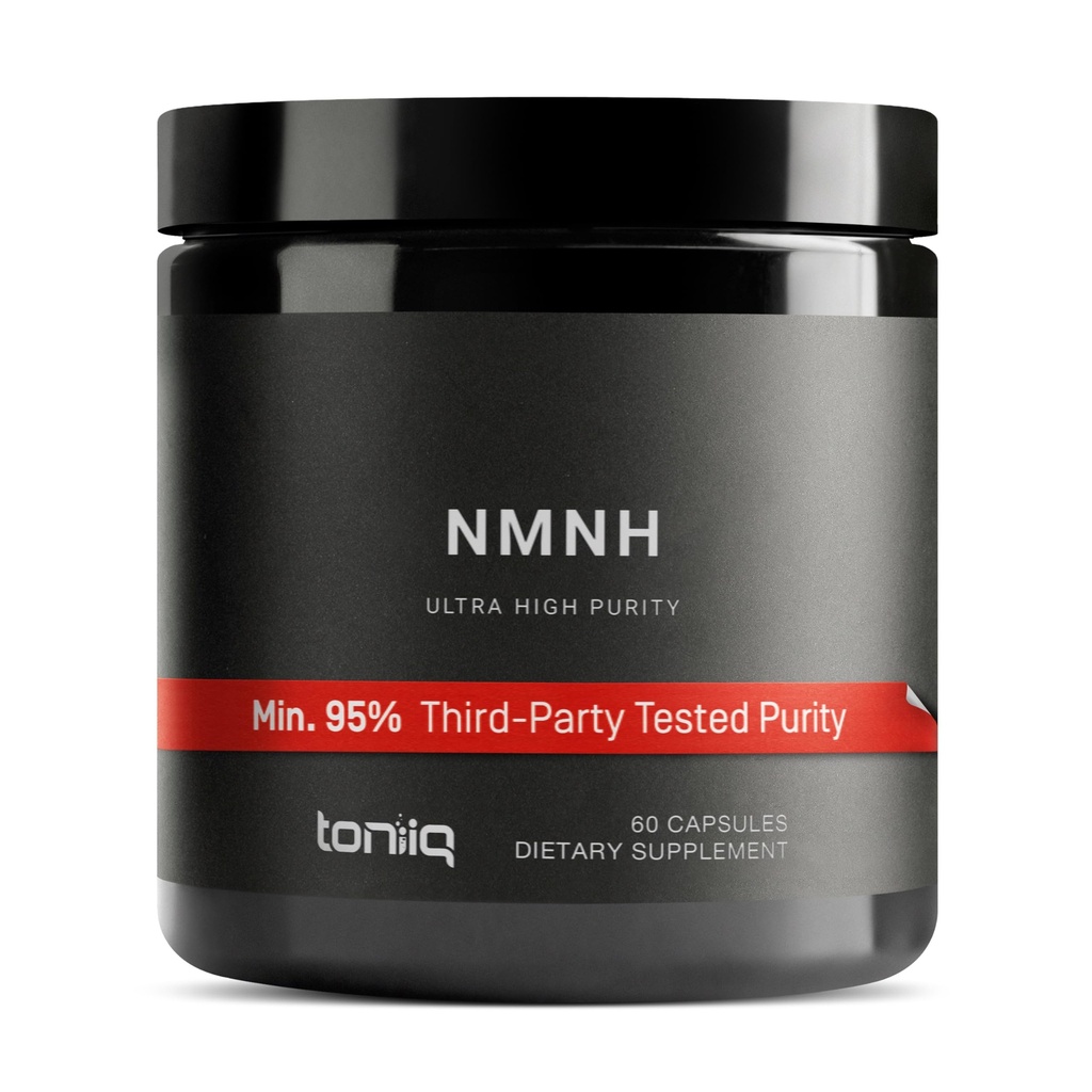 Toniiq NMNH Supplemento – Studi clinici UthPeakTM – 95% Altamente purificato e terze parti testato per NAD+ & Healthy Aging Support