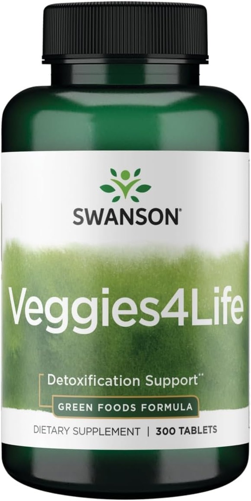 Swanson Veggies4Life 300 Tabs