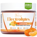 Zucchero Zero - Polvere di elettroliti Tangerine - Idratazione rinfrescante - Caffeina Energia libera con tutti gli ingredienti naturali - Vegan, Keto & Paleo - Miscela di bevanda di idratazione di elettroliti senza zucchero - 30 Serve