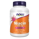 NOW integratori alimentari, niacina (Vitamina B-3) 500 mg, rilascio prolungato, salute nutrizionale, 250 compresse