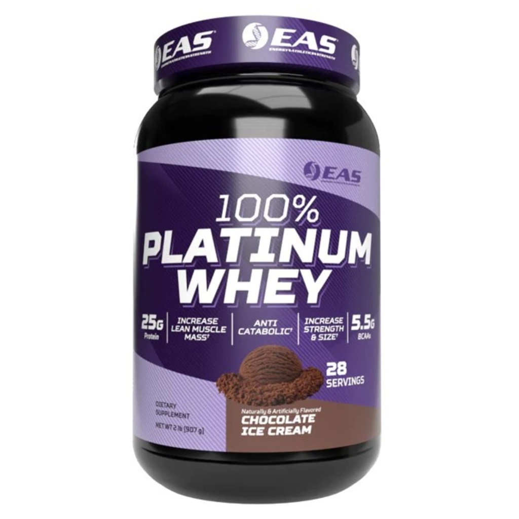 Sciences expérimentales et appliquées 100% Platinum $ 3 Ultra-Platinum Whey Protéines $ Augmenter Taille et force $ 25g Protéines, 5,5g BCAAs $ 2 Livre (Crème glacée chocolatée)