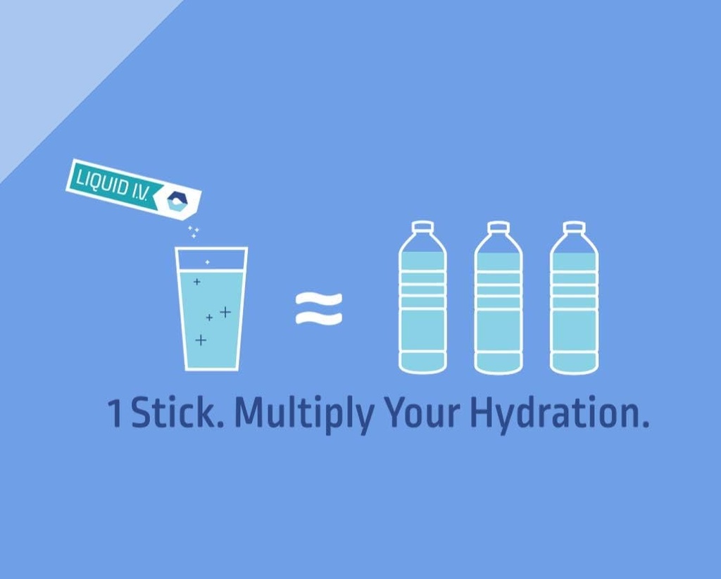 Liquido IV Hydration Multiplier Variety Pack Polvere di elettrolita (6 conte: Lime di limone, Frutta della passione, Acai Berry) Supplemento per migliorare la vostra acqua o bevanda - Liquido I V Elettroliti per la disidratazione