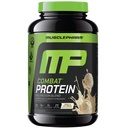 MusclePharm Combat Protein Powder, Vanilla Flavor, Fuels Muscles for Productive Workouts, 5 Protein Sources Compreso Whey Protein Isolate & Egg Albumin, Gluten Free, 2 lb, 25 Servings