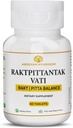 Dr. Pushp's AROGYAM AYURVEDM RAKATPITTANTAK VATI für Pitta Balance, Blutreiniger-Pack mit 60 Tabletten