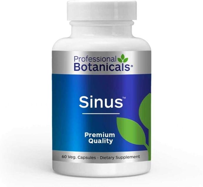 Botanicals professionnels Sinus – Supplément naturel à base de plantes allergiques – 60 Capsule végétarienne