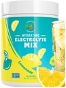 Elektrolyt-Pulver – Zero Sugar Lemon Hydration Mix | 90 Servierungen | Keto, Vegan, Gluten-Free | Natürliche Elektrolyte für Muskelrückgewinnung, Energie & Immununterstützung | Elektrolytgetränk für Frauen