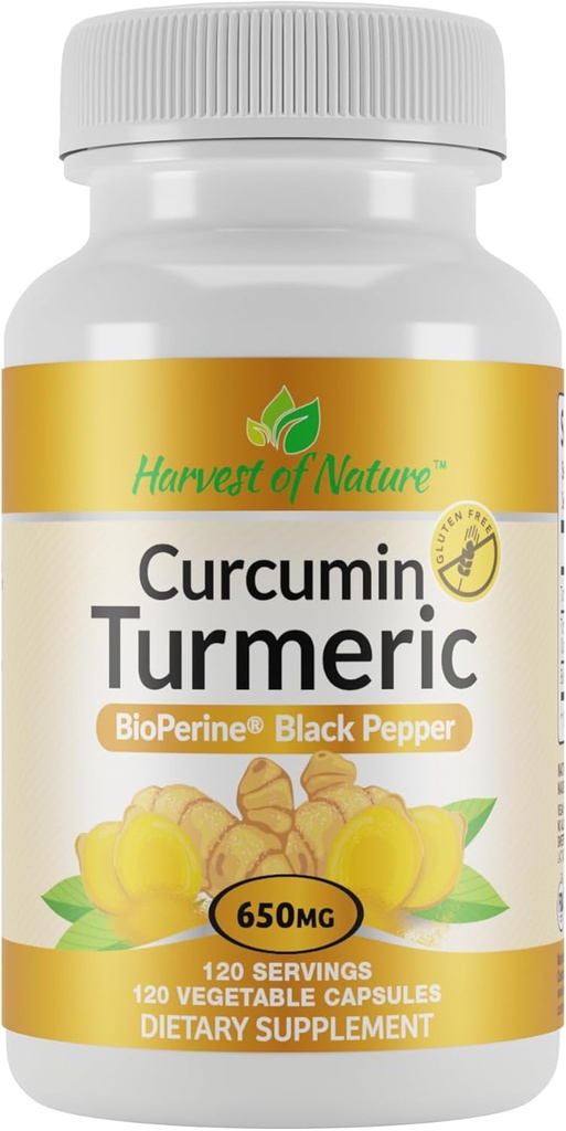 Ernte der Natur- Curcumin Turmeric, 120 Count