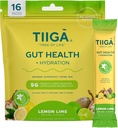 Tiiga Gut Health + Hydration Drink Mix – 7g Baobab, 5g Prebiotic Fiber, Electrolytes, No Dairy, Vegan, No Aggiunto Zucchero, Digestione, Regolarità, & costipazione – 16 Serve