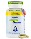 Daily Detox - Colon Cleanser pour le poids flush, Bowel Mouvement Suppléments pour l'estomac Bloating, favorise la santé digestive, Formule de nettoyage Premium pour les hommes et les femmes, 60 comtes