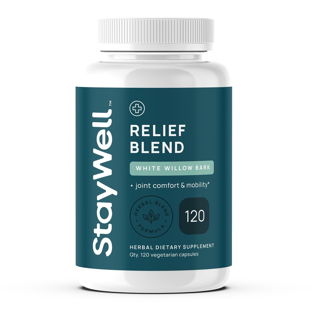 Schmerzen Relief- Weiß Willow Bark Extrakt, Teufelskralle, Kurkuma, Boswellia, Bromelain und Ginger Premium Extrakt Mischung- 120ct