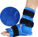 Atsuwell Knöchel Ice Pack Wrap, Wiederverwendbares Ice Pack für Knöchel, Große Gel Cold Pack Fuß für kalte Kompression, Flexibles Fersengel Pack für Männer Frauen, Entspannung