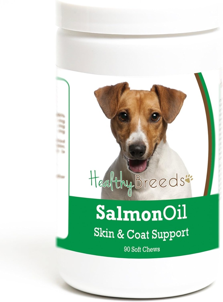 Allevamenti sani Jack Russell Terrier Salmon olio Soft Chews 90 Conte