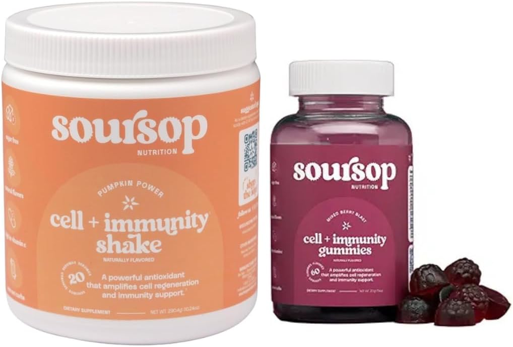 Cell + Immunität Gummis & Shake Bundle | Kürbis Power