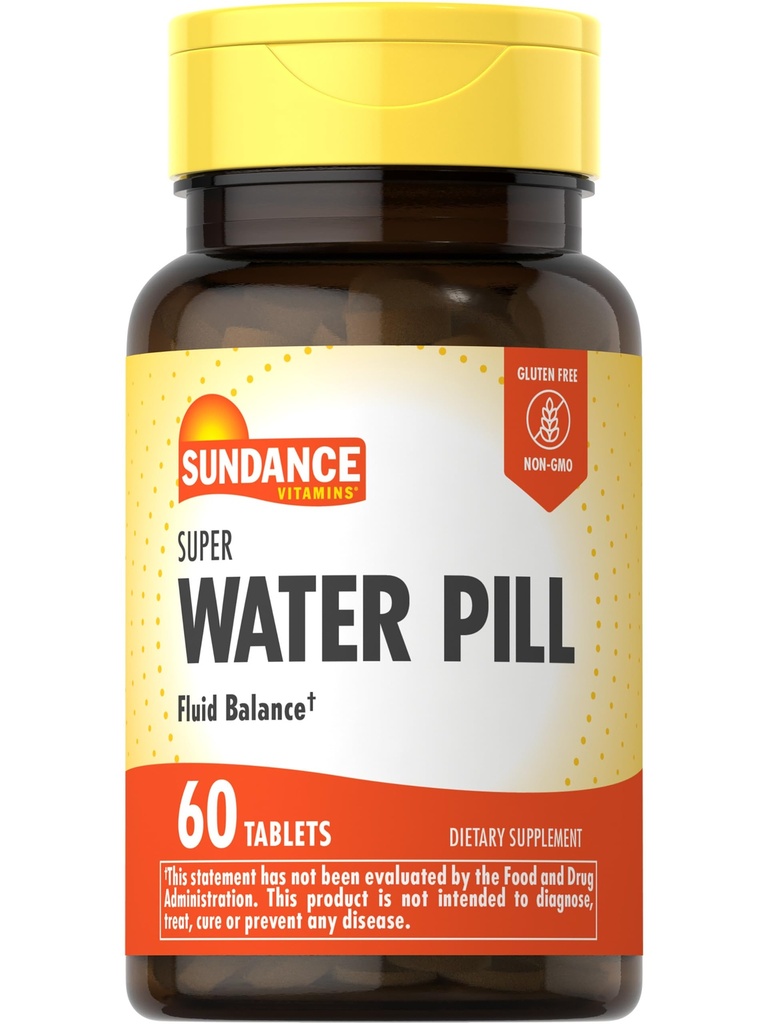 Pilule d'eau de Sundance 60 Comprimés Supplément d'équilibre des fluides