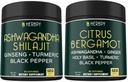 Bundle 5in1 Ashwagandha Shilajit & 6in1 Citrus Bergamot Supplements