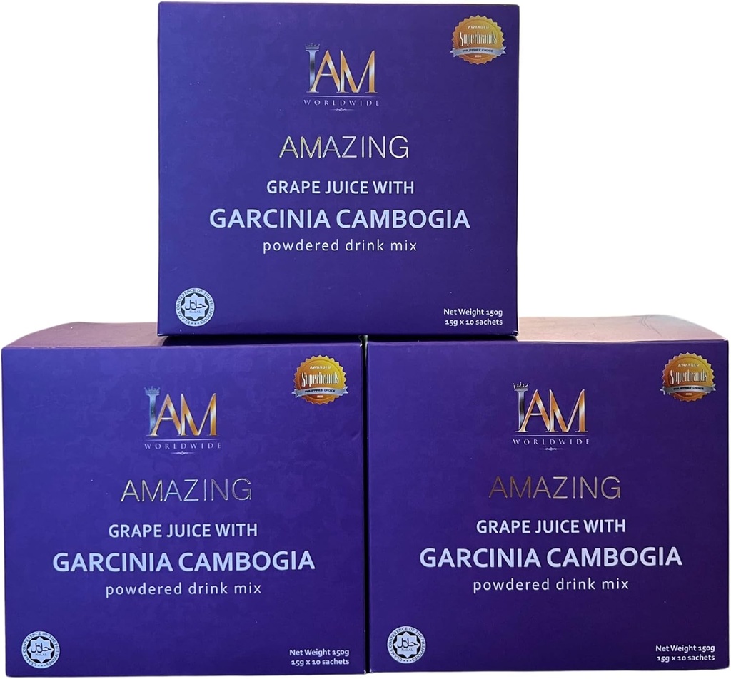 Garcinia Cambogia: Un délicieux jus de raisin 3 boîtes